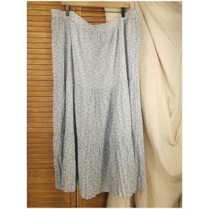 Cabin Creek Vintage Size 20W Floral Bohemian Meadow Skirt